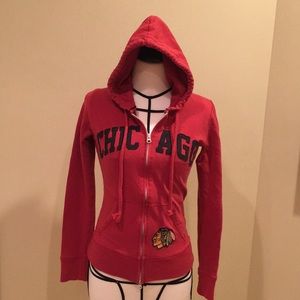 Chicago Blackhawks hoodie, size Small. Good condition.